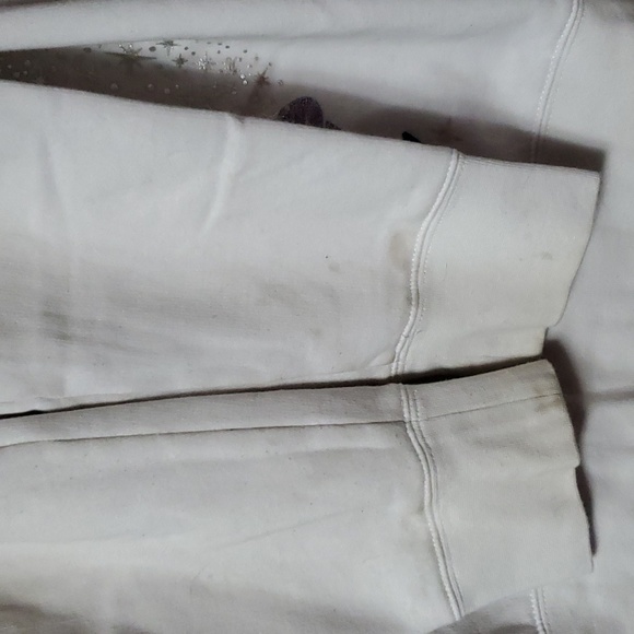 Disneyland Resort 2017 Sz Large Zip Up Hoodie White Stretch Cotton Mickey Mouse - Picture 3 of 16